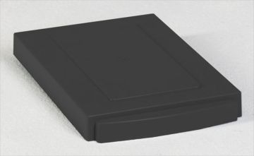 Tapa con fijación al módulo 300x200 mm negro