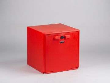 Caja distribucion alimentar Scooter 60 L 422x422x422 mm rojo