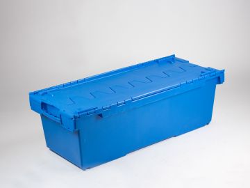 Caja distribucion 130 L 1160x480x360 mm 2 piezas con bisagras, azul