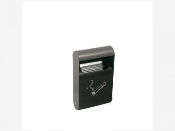 Cenicero de pared 255x152x64 mm 1,5 L gris oscuro