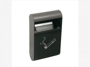 Cenicero de pared 355x191x64 mm 3 L gris oscuro