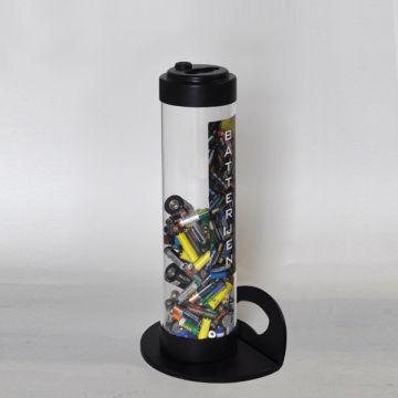 Contenedor para pilas 3,5 L ø120x300 mm en acrilico