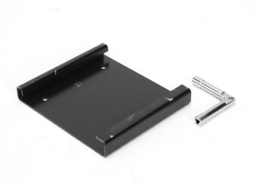 Base de soporte para contenedor de pilas de ø120x800 mm negro