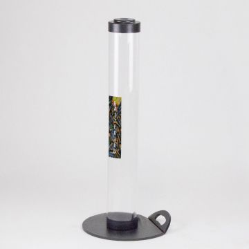 Contenedor p pilas  9 L ø120x800 mm transparente