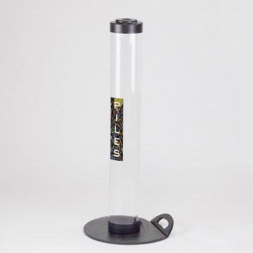 Contenedor p pilas  9 L ø120x800 mm transparente