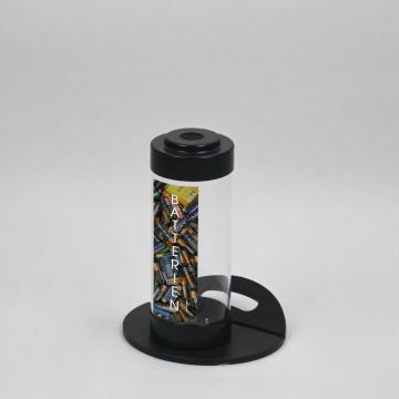 Contenedor para pilas 3,5 L ø120x300 mm en acrilico
