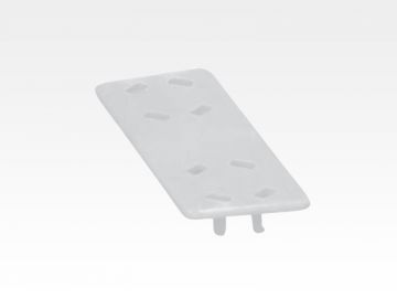 Clip para identificación de las cestas para la loza, blanco