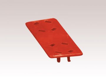 Clip para identificación de las cestas para la loza, rojo