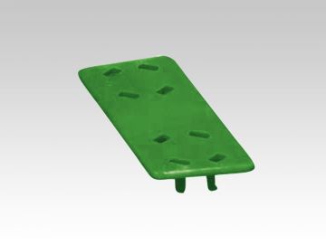 Clip para identificación de las cestas para la loza, verde