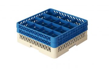 Cesta perforada 500x500x180 mm p 16 vasos Ø 112 mm