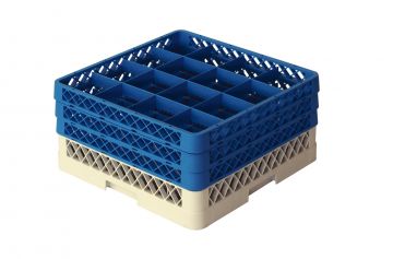 Cesta perforada 500x500x220 mm p 16 vasos Ø 112 mm