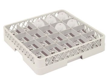 Cesta perforada 500x500x100 mm p vasos c 20 compartimentos