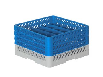 Cesta perforada 500x500x260 mm p vasos c 25 compartimentos