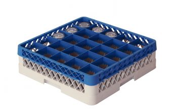 Cesta perforada 500x500x140 mm p 25 vasos Ø90