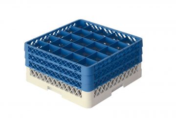Cesta perforada 500x500x220 mm p vasos c 25 compartimentos