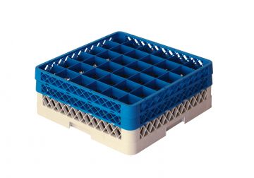 Cesta perforada 500x500x180 mm p 36 vasos ø74 mm