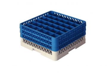 Cesta perforada 500x500x220 mm p vasos c 36 compartimentos