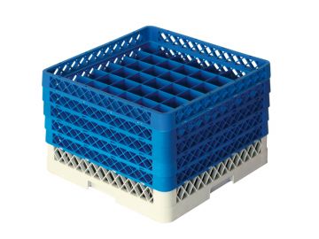 Cesta perforada 500x500x300 mm p vasos c 49 compartimentos