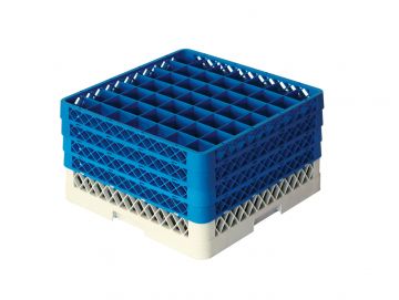Cesta perforada 500x500x260 mm p vasos c 49 compartimentos