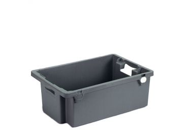 Caja apilable 600x400x200 mm 30 L gris