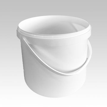 Cubo 5,5 L sin tapa blanco