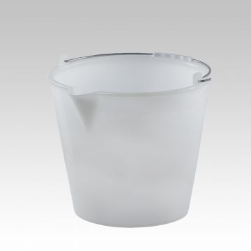 Cubo con pico, 21 L blanco