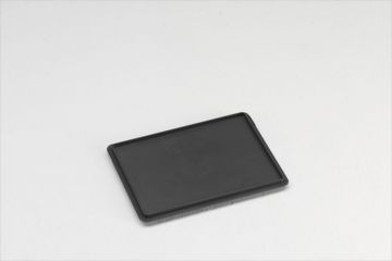 Tapa suelta 400x300 mm, E-line, gris oscuro