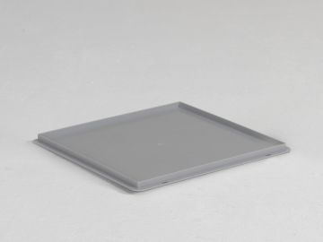 Tapa con bisagras 400x400 mm gris