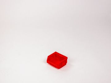 Caja con abertura frontal 0,4 L 88/70x105x54 mm rojo