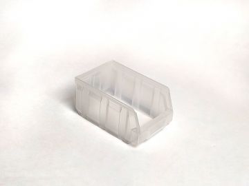Caja con abertura frontal 4,5 L 237/205x144x123 mm transparente