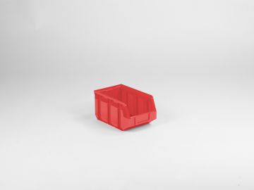 Caja con abertura frontal 4,5 L 237/205x144x123 mm rojo