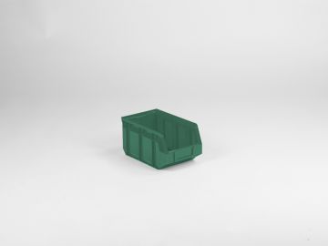 Caja con abertura frontal 4,5 L 237/205x144x123 mm verde