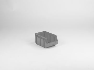 Caja con abertura frontal 4,5 L 237/205x144x123 mm gris