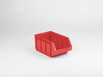 Caja con abertura frontal 12,0 L 345/300x205x164 mm rojo