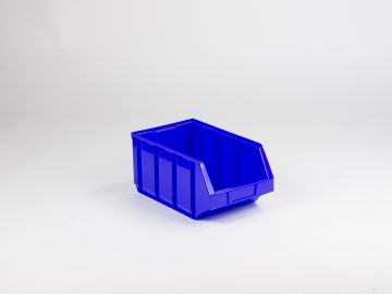 Caja con abertura frontal 12,0 L 345/300x205x164 mm azul