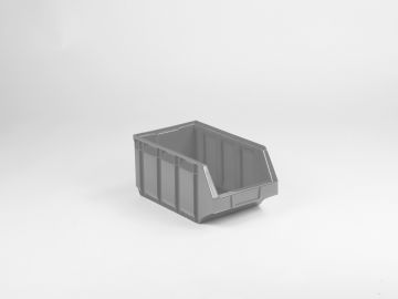 Caja con abertura frontal 12,0 L 345/300x205x164 mm gris