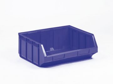 Caja con abertura frontal 23,0 L 345/300x406x164 mm azul