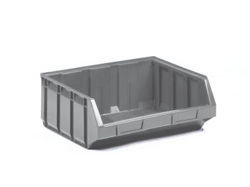 Caja con abertura frontal 23,0 L 345/300x406x164 mm gris