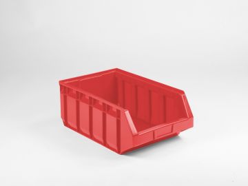 Caja con abertura frontal 30,0 L 485/440x298x189 mm rojo