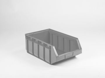 Caja con abertura frontal 30,0 L 485/440x298x189 mm gris
