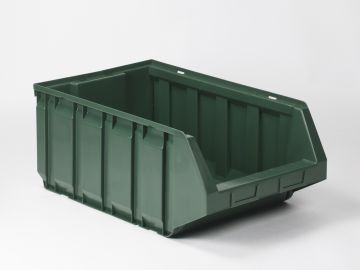 Caja con abertura frontal 92,0 L 700/610x442x300 mm verde