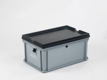 Caja homologación UN 53 L 600x400x307 mm c tapa y cerradura