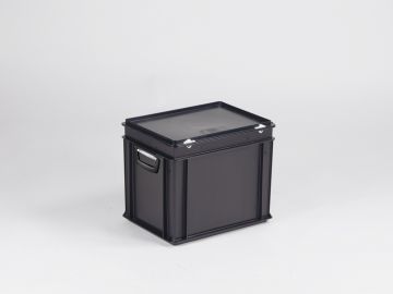 Maleta E-line 30 L 400x300x340 mm, ESD negro