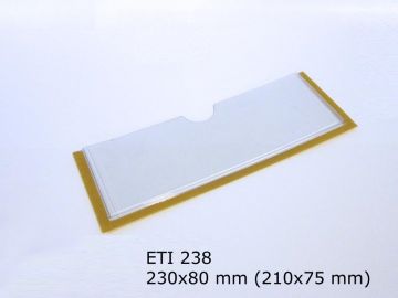 Soporte autoadhesivo para etiqueta 230  x80 mm
