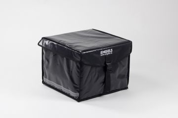 Bolsa isotérmica para pizza, 50 l. negro