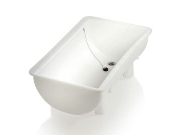 Lavadero 100 L, 980x550x310 mm, c dreno, blanco