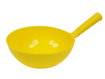 Vaso dosificador redondo 2000 ml amarillo