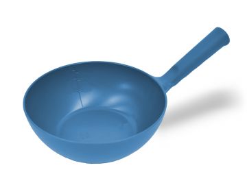 Vaso dosificador redondo 2000 ml azul