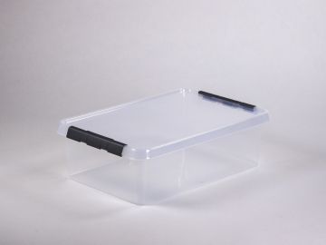 Caja de almacenage translúcido c tapa 32L