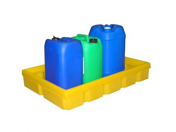 Retention bin 990x645x145 mm 100 liters yellow without grid